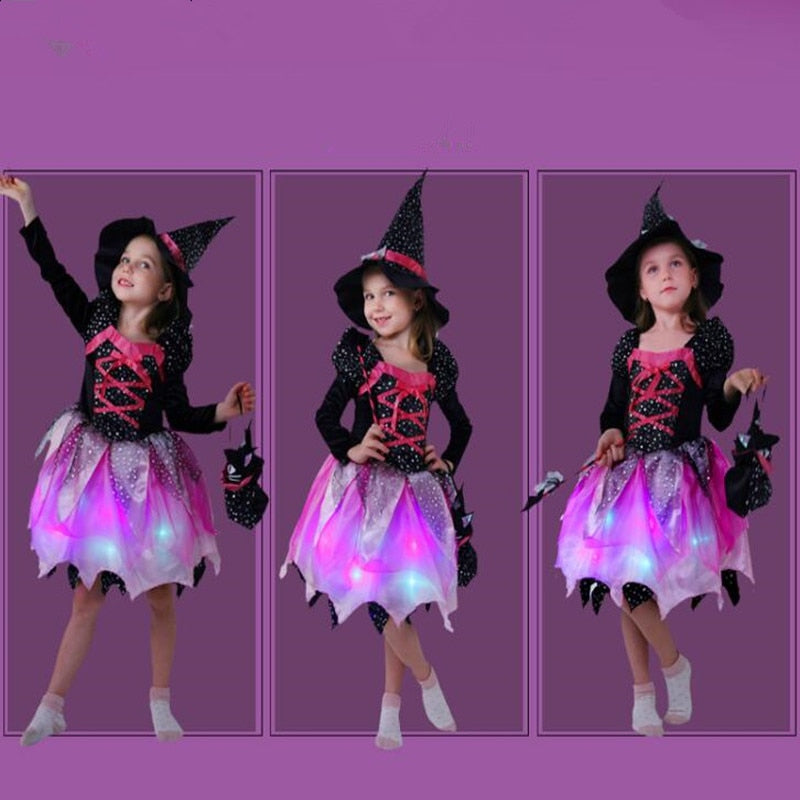 Girls' Light-Up Witch Dress