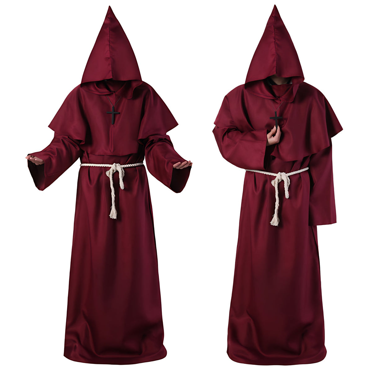 Medieval Friar and Wizard Costume