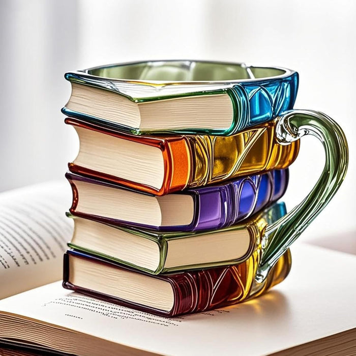 Painted Book Mug | Coffee Cup