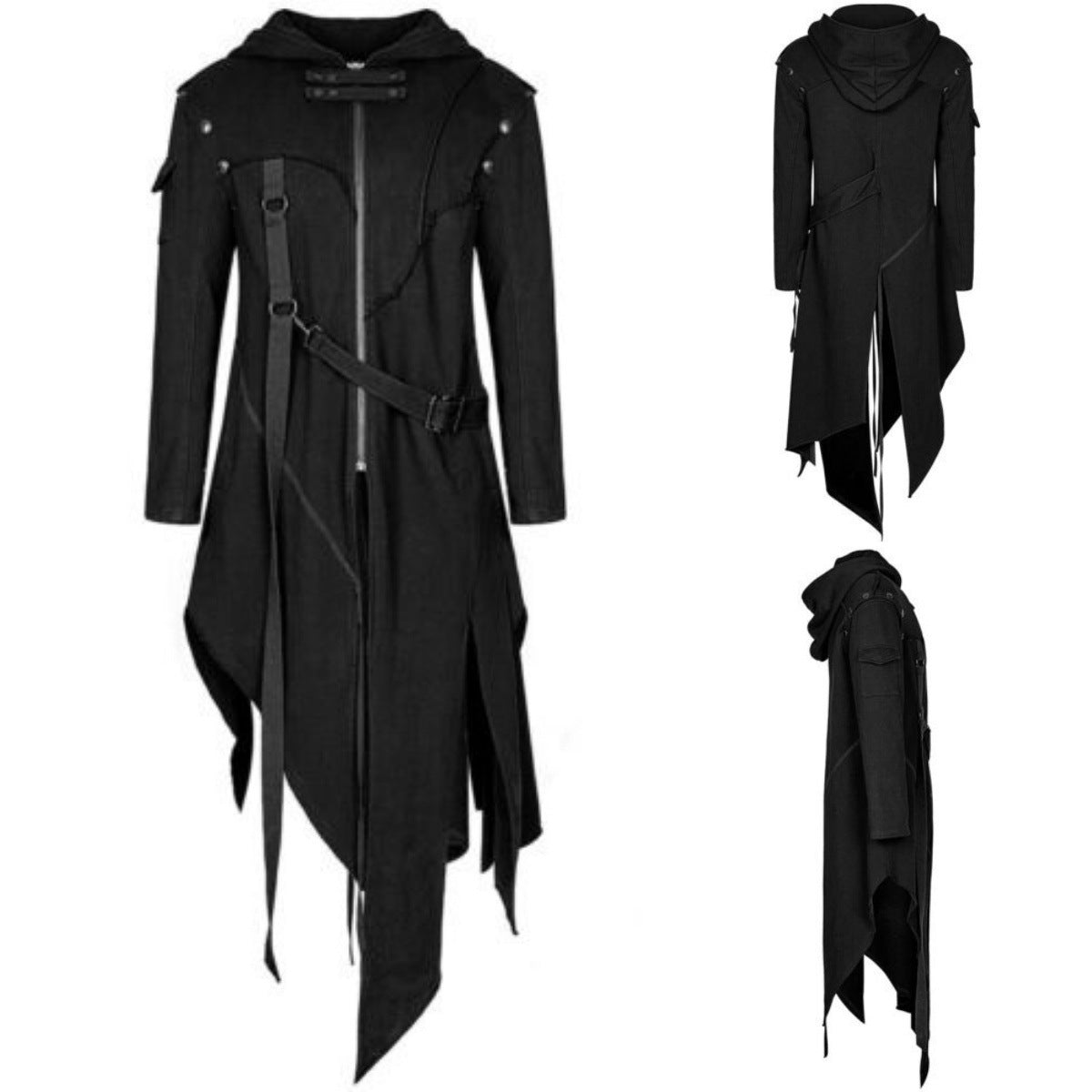 Tattered Gothic Hooded Coat