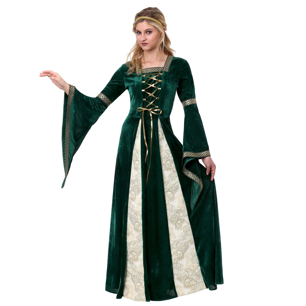 Green Royal Court Gown