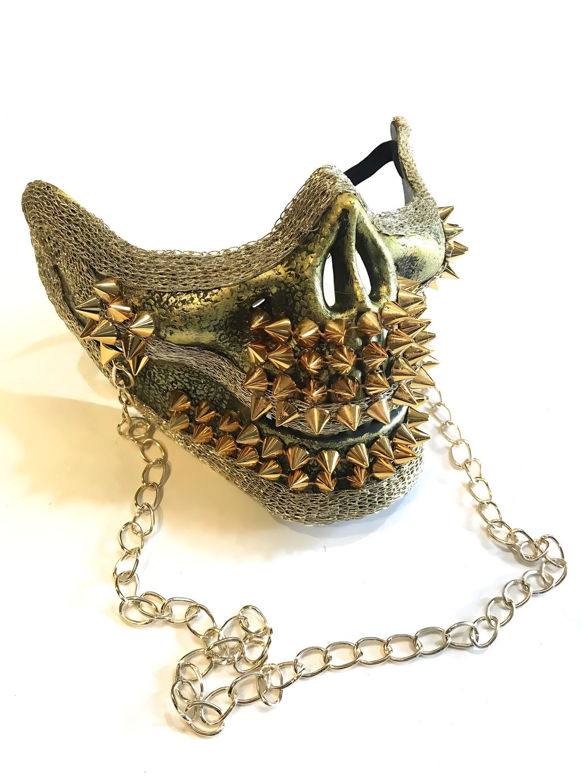 Skull Punk Rivet Mask